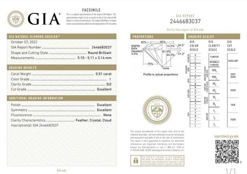 Брутал - Годежни Пръстени Gia