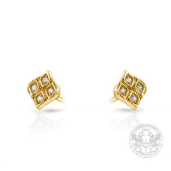 Дамски обеци в жълто злато BR5369