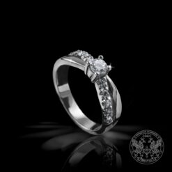 Годежен пръстен с централен Диамант – 0,30 ct