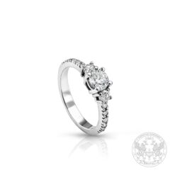 Годежен пръстен с Диаманти - BR9729 GIA