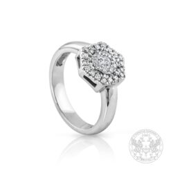Годежен пръстен с множество малки брилянти BR451