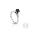 Златен пръстен с централен черен Диамант - 1,57ct