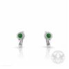 Нежни обеци с централни Изумруди – 0.50 ct. и странични – 0,22 ct. BR7925