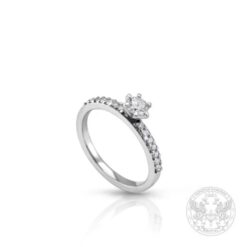 Годежен пръстен с централен Диамант 0.30 ct.