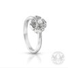 Бутиков годежен пръстен Цвете с централен диамант и брилянти