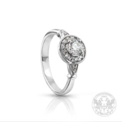 Бутиков годежен пръстен с Диамант - 0,251ct.