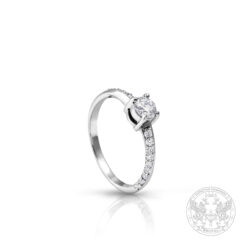 Годежен пръстен с централен Диамант 0.39ct.