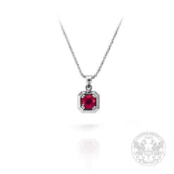 Квадратен медальон с Рубин 0.72ct. BR5928