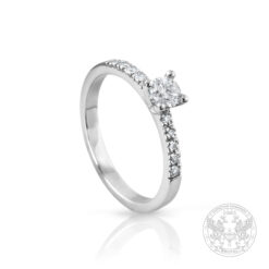 Годежен пръстен с централен Диамант 0,22 ct. G/VS2
