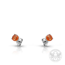 Дамски обеци с централен сапфир