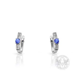 Златни обеци със Сапфири и Диаманти BR9707