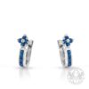 Обеци със Сапфири от бяло злато BR8141