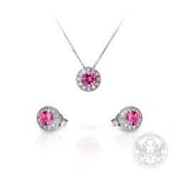 Дамски комплект с Гранати и диаманти BR7237