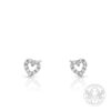 Обеци с Диаманти 0.18ct. под формата на сърцe BR4153