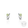 Златни обеци със зелен Сапфир – 1.34ct. и Диаманти
