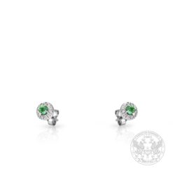 Златни обеци с Александрити и Диаманти BR6636