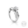 Бутиков годежен пръстен с диаманти BR625