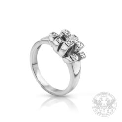 Дамски пръстен с брилянти