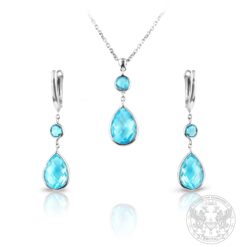 Дамски комплект с топази BR291