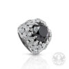 Бутиков пръстен с централен черен Диамант7.27ct.