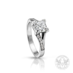 Годежен пръстен с централен Princess Диамант – 1,00 ct. BR1233GIA