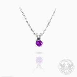 Златнo колие Solitaire с Шпинел - 0.90 ct. BR8138