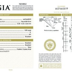 Alternative view of Годежен пръстен от бяло злато с диамант BR8109GIA