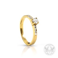 Златен годежен пръстен с диаманти BR8671
