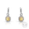 Бутикови обеци с жълти Диамaнти -1.62ct