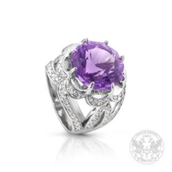Невероятен дамски пръстен с Аметист 9.79ct.