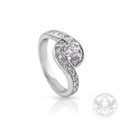 Изключителен годежен пръстен с брилянти BR581