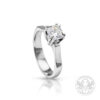 Годежен пръстен, бяло злато с Диамант 0,90ct.