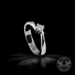 Златен годежен пръстен с диамант BR8692