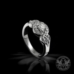 Годежен пръстен с диаманти BR563