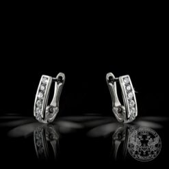 Златни обеци с диаманти