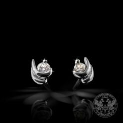 Златни обеци с диаманти