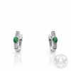 Обеци – бяло злато с Изумруди – 0,44 ct. и Диаманти
