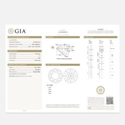 Alternative view of Уникален пръстен с един карат брилянт BR1166GIA