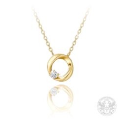 Медальон  жълто злато 14к. с Диаманти -BR6031