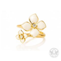 Бутиков пръстен с емайл и Диаманти br3774