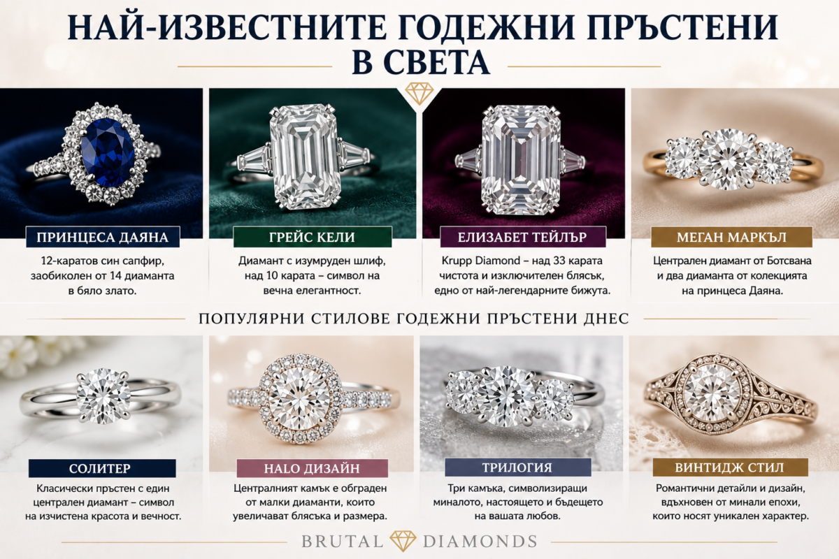 Най-известните годежни пръстени